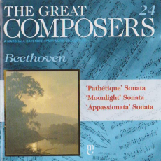 Обложка альбома The Great Composers, 24: &quot;Moonlight&quot; Sonata / &quot;Appassionata&quot; Sonata / &quot;Pathetique&quot; Sonata, Музыкальный Портал α