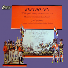 Обложка альбома Wellington's Victory (or the Battle of Victoria), op. 91 / Music For The Ritterballett, WoO 1 / Jena Symphony, Музыкальный Портал α