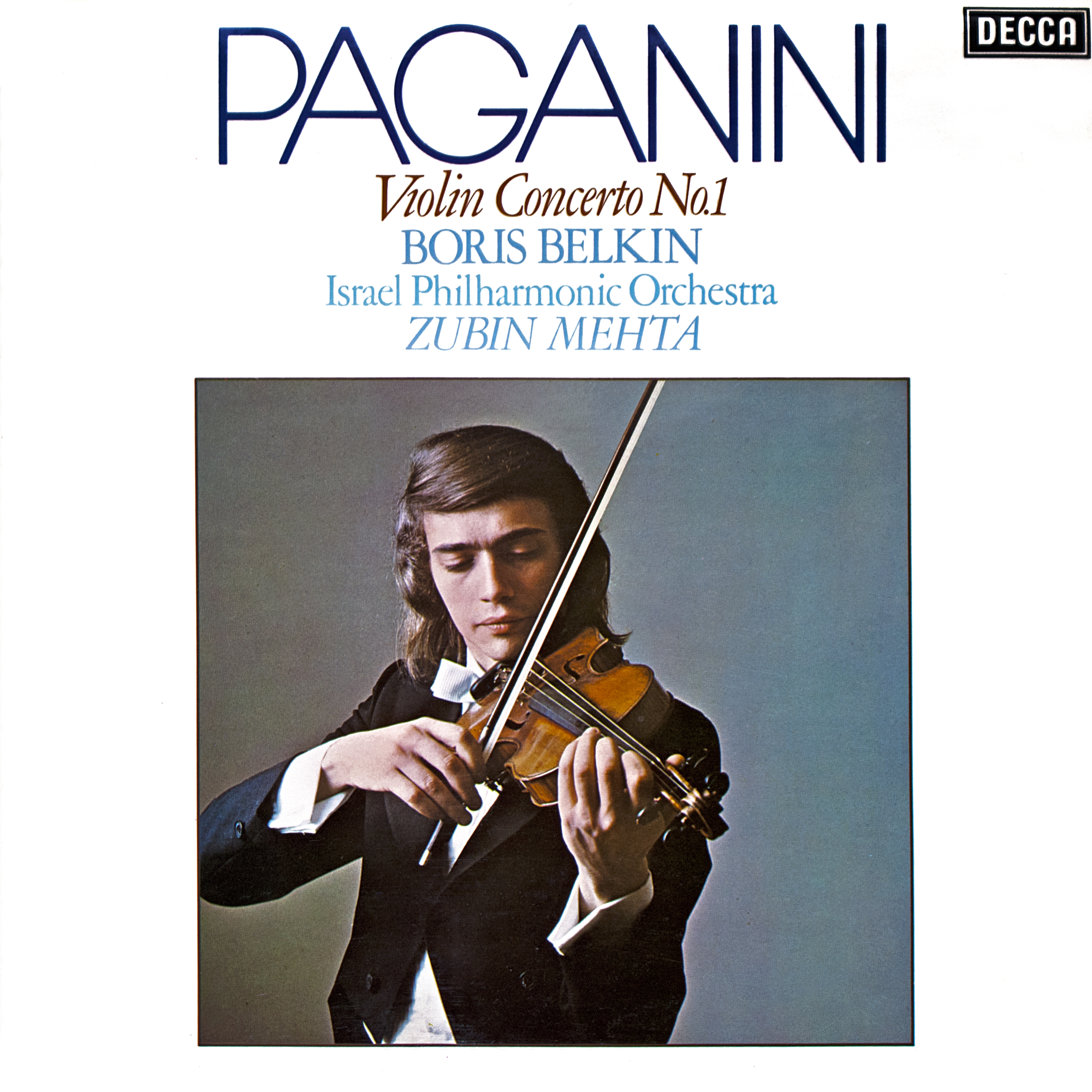 Niccolo Paganini Violin Concerto. Boris Belkin Prokofiev Violin Concerto Barshai.