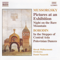 Обложка альбома Mussorgsky: Pictures at an Exhibition / Night on the Bare Mountain / Borodin: In the Steppes of Central Asia / Polovtsian Dances, Музыкальный Портал α