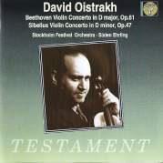 Обложка альбома Violin Concerto in D major, op. 61 / Violin Concerto in D minor, op. 47, Музыкальный Портал α